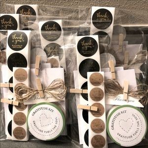 Gratitude Kits - 80+ pieces (70 TY stickers)